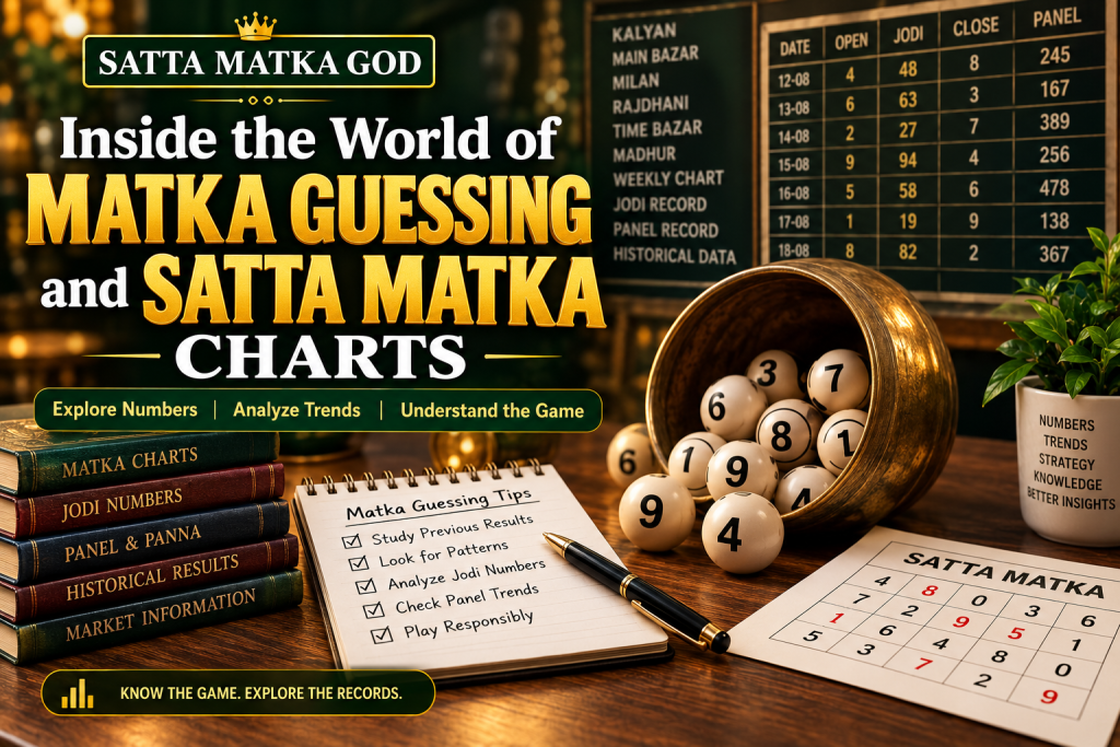 Inside the World of Matka Guessing and Satta Matka Charts